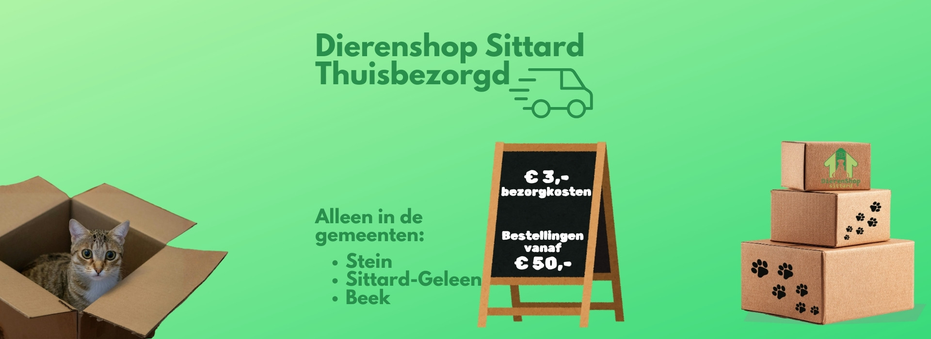 Dierenshop Sittard dierenwinkel huisdieren accessoires verzorging en voeders.