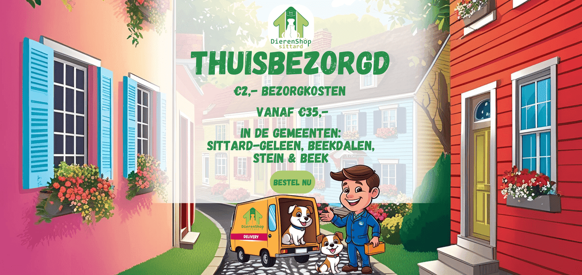 Dierenshop Sittard dierenwinkel huisdieren accessoires verzorging en voeders.